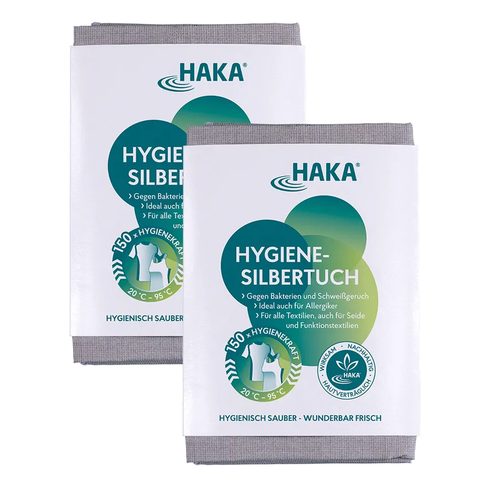 haka-hygiene-silbertuch-2-stk-mit-reinsilber image 1