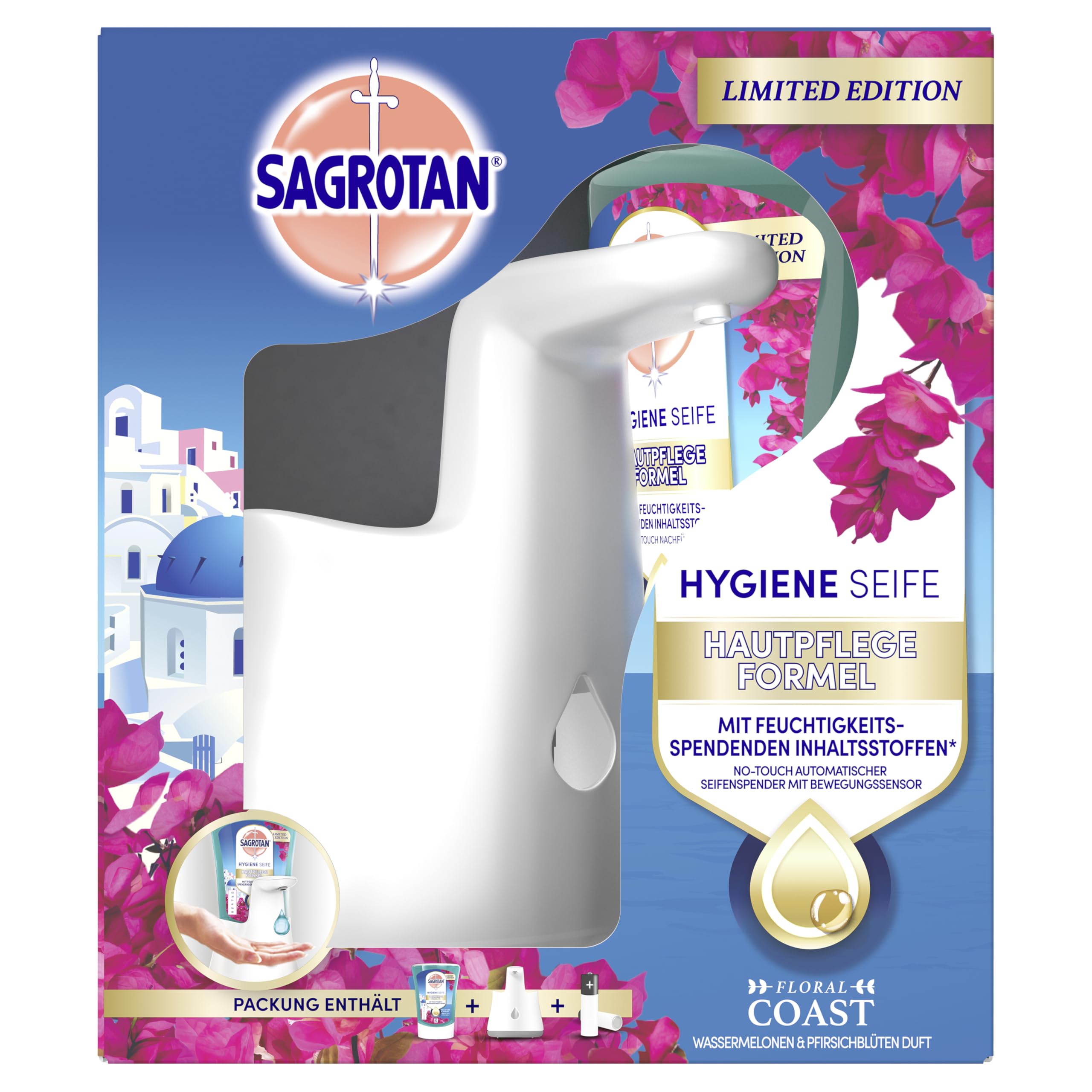 sagrotan-no-touch-starter-set-4-ger-te-4-x-250-ml-floral-coast image 2
