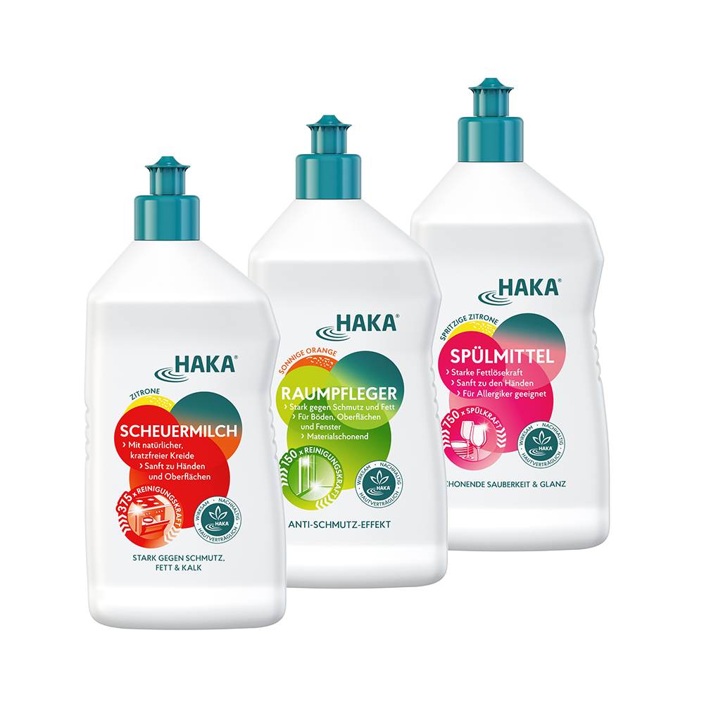 haka-set-glanz-frischeduft-raumpfleger-scheuermilch-2x-750-ml image 1