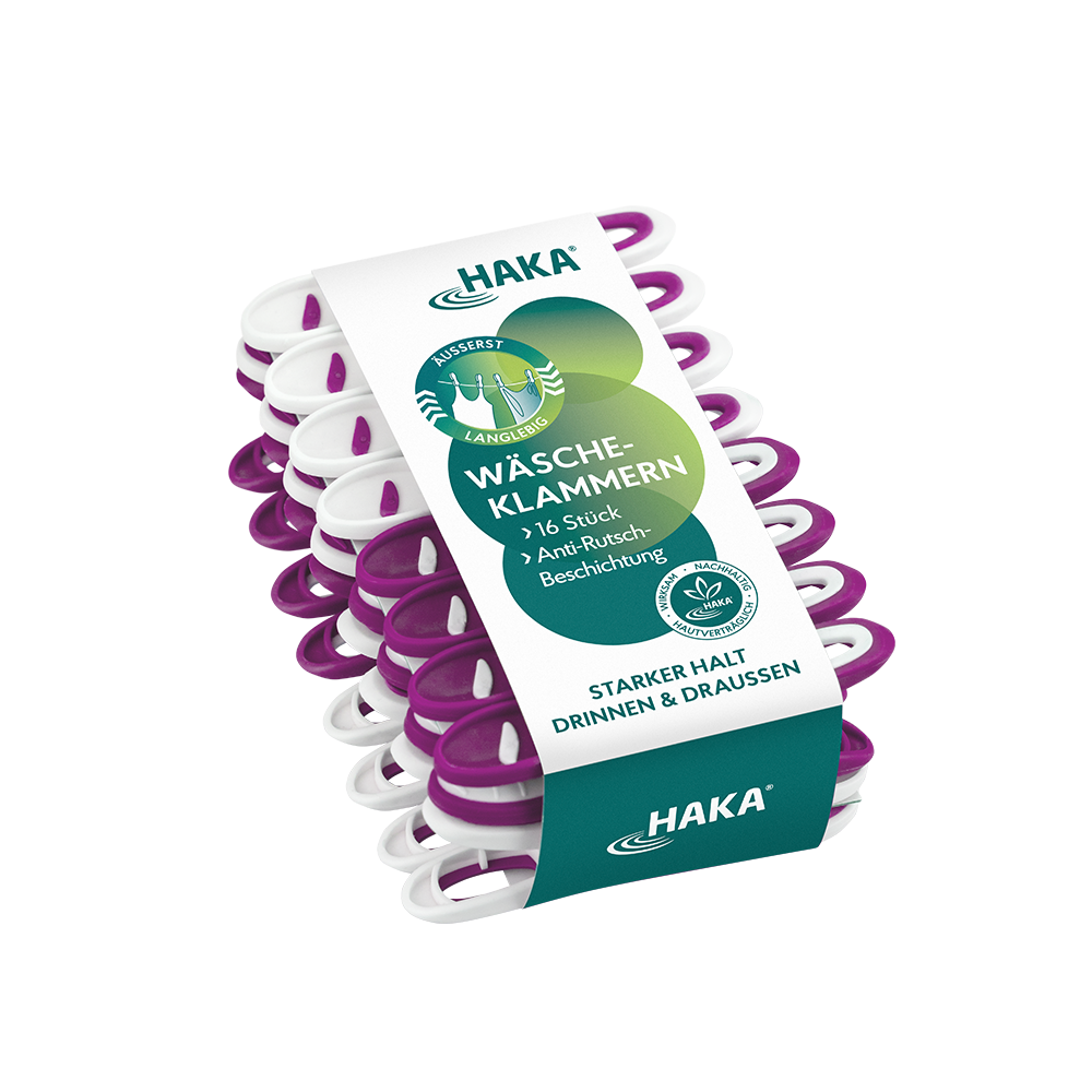 haka-w-scheklammern-brombeer-wei-16-stk image 1