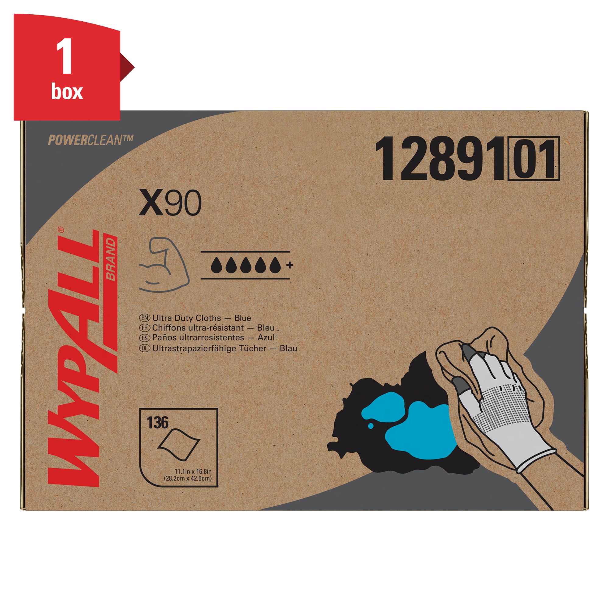 wypall-x90-12891-reinigungst-cher-blau-brag-box-136-t-cher image 2