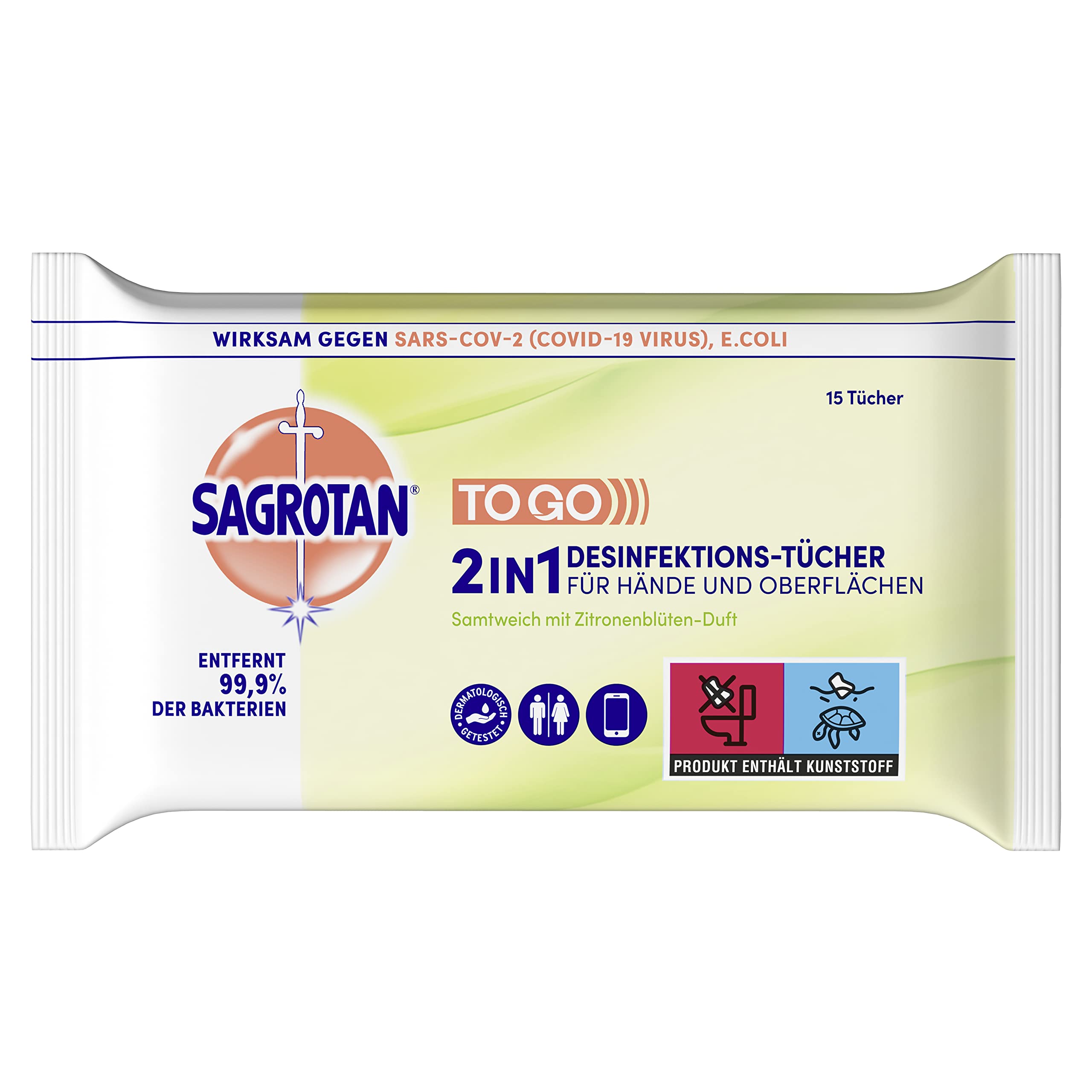sagrotan-2in1-desinfektionst-cher-zitronenbl-te-15-t-cher image 2