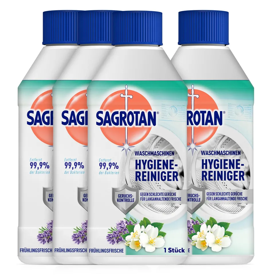 sagrotan-waschmaschinen-hygiene-reiniger-fr-hlingsfrische-4-x-250-ml image 1