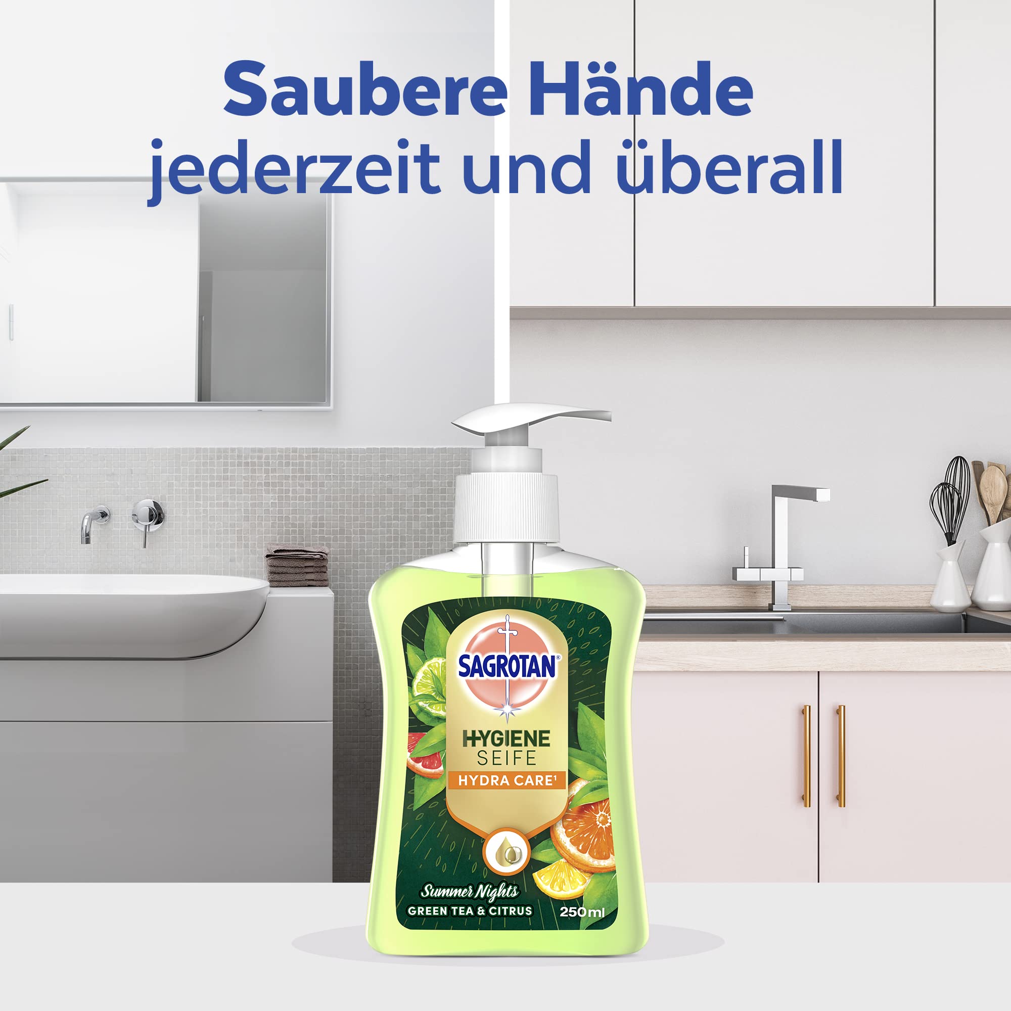 sagrotan-handseife-summer-nights-fl-ssigseife-gr-ner-tee-citrus-6-x-250-ml image 5
