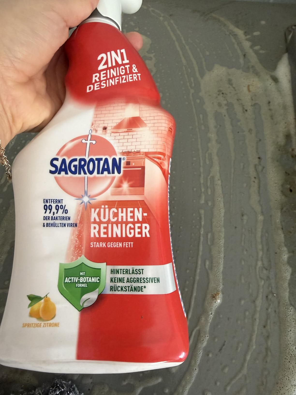 Fett weg in Sekunden