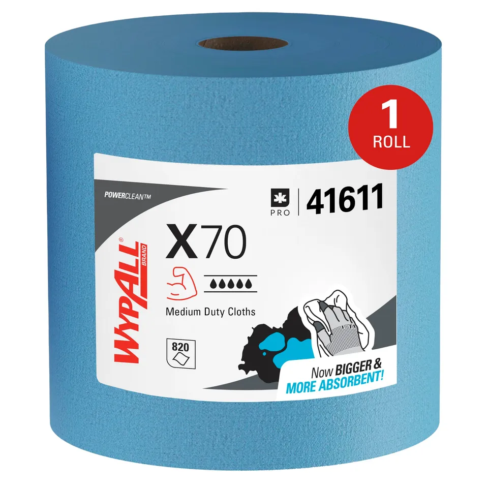 wypall-x70-reinigungst-cher-8389-blau-gro-rolle-mit-870-t-chern image 1