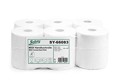 sobsy-midi-papier-handtuchrollen-2-lagig-recycling-weiss-6-x-100-m image 3