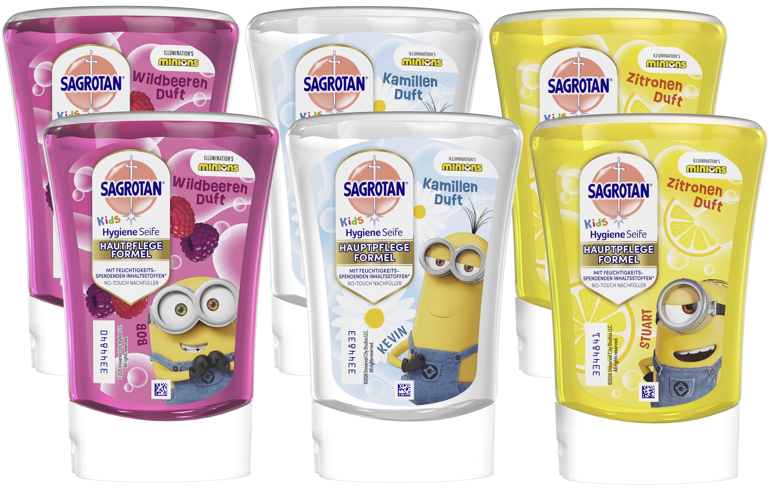 sagrotan-no-touch-kids-nachf-ller-mix-set-wilde-beeren-6-x-250-ml image 1