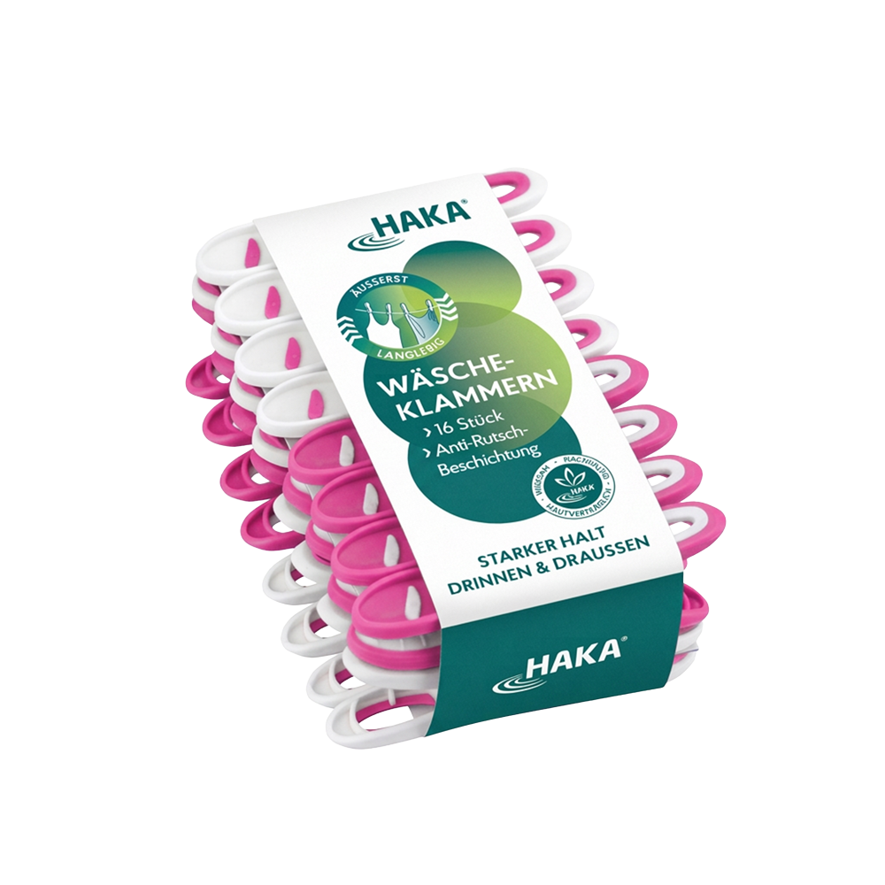 haka-w-scheklammern-pink-wei-16-st-ck-wetterfest image 1