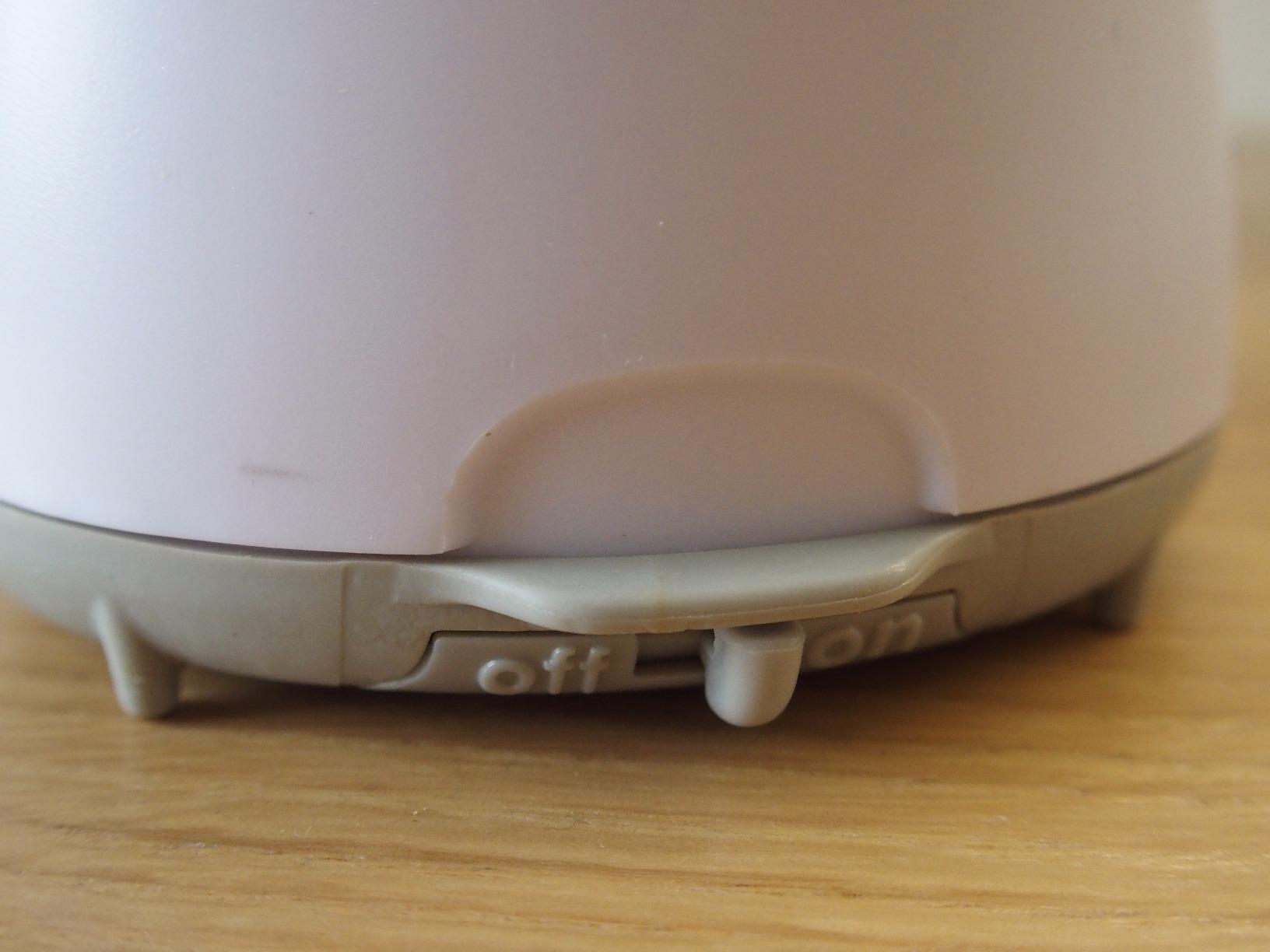 Eine Flasche undicht