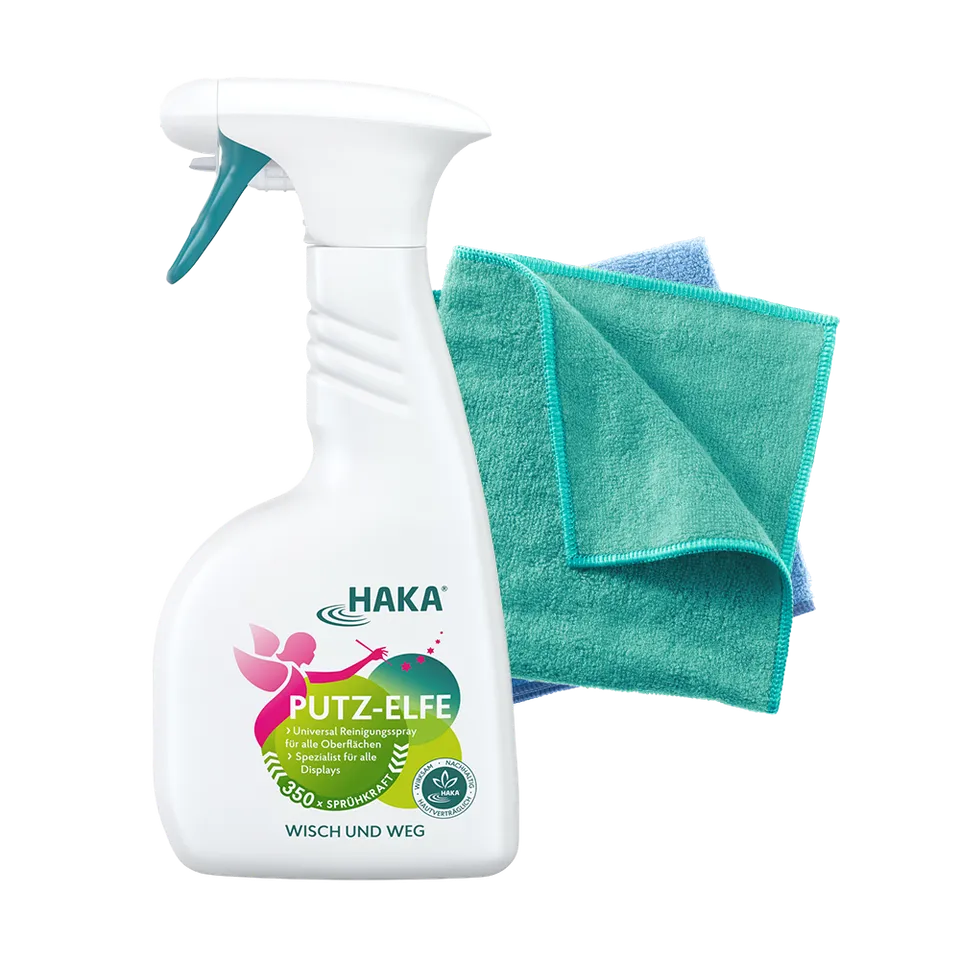 haka-set-magischer-glanz-putzelfe-spray-500-ml-2-bambus-baumwollt-cher image 1