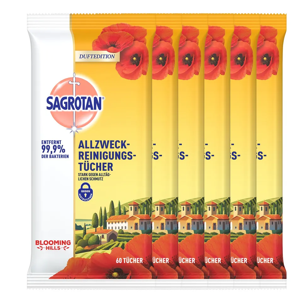 sagrotan-allzweck-reinigungst-cher-blooming-hills-6-x-60-feuchtt-cher image 1