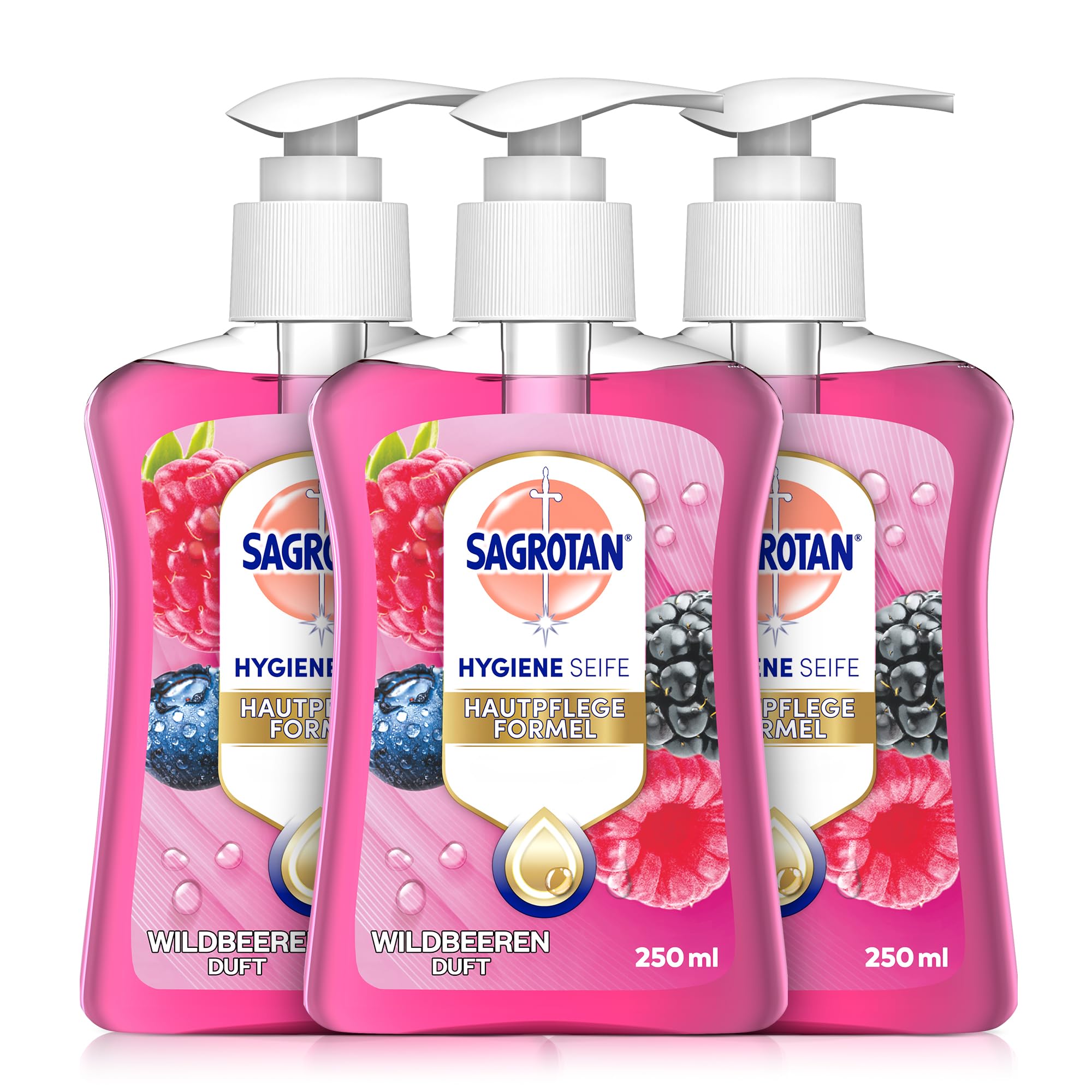 sagrotan-handseife-brombeere-waldfr-chte-3x250ml image 1